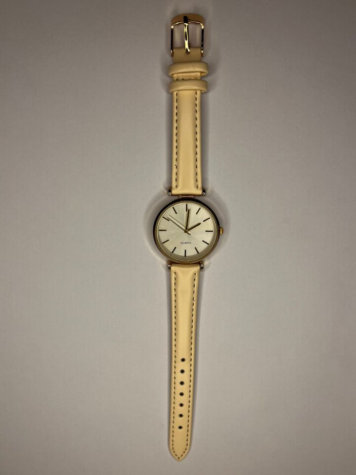 Velona Vintage Kol Saati (Krem)