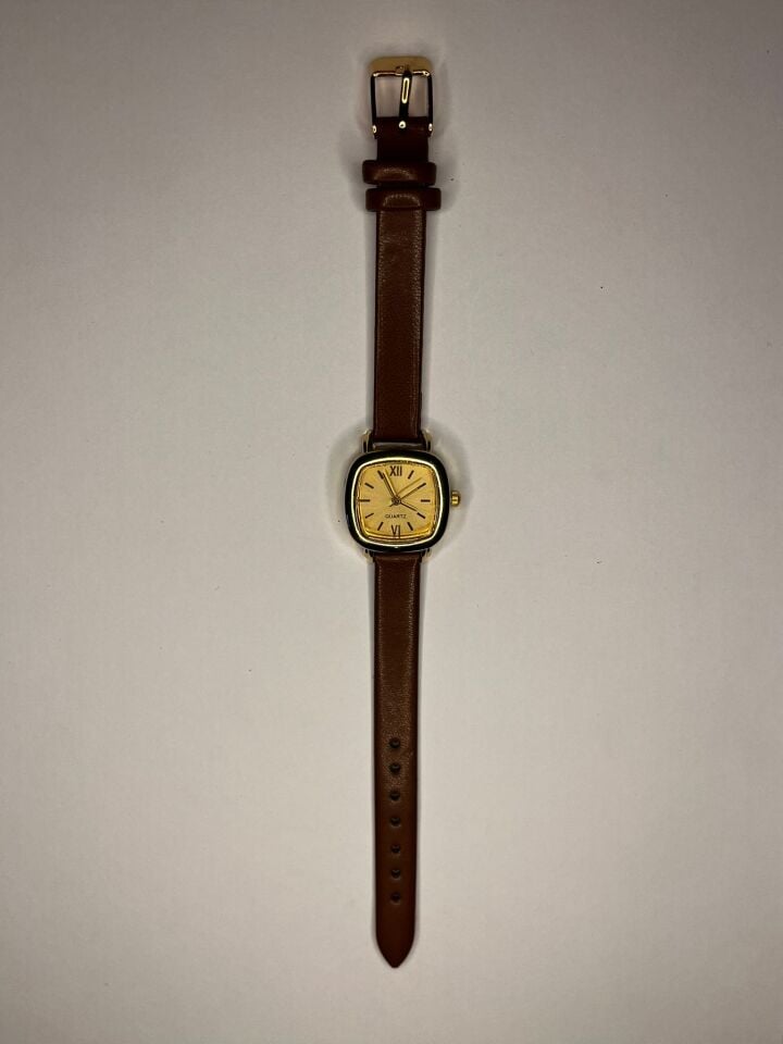 Solvona Vintage Kol Saati (Kahverengi)