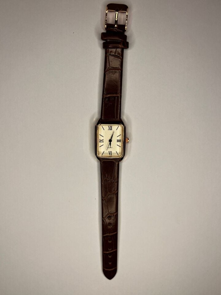 Ruby Vintage Kol Saati (Kahverengi)