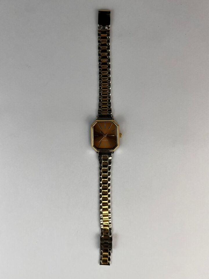 Rose Vintage Kol Saati (Silver Gold Kahverengi)