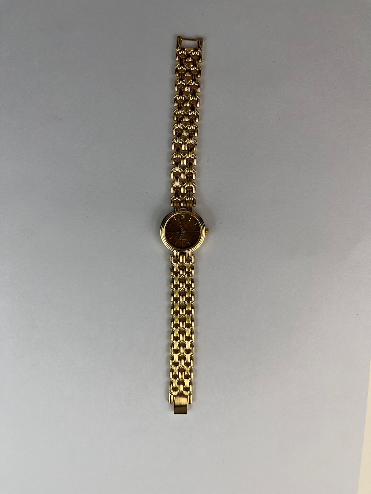 Sacha Vintage Kol Saati (Gold Kahverengi)