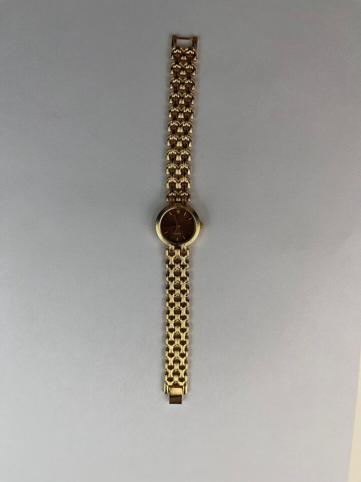 Sacha Vintage Kol Saati (Gold Kahverengi)