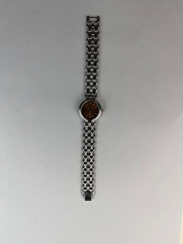 Sacha Vintage Kol Saati (Silver Kahverengi)