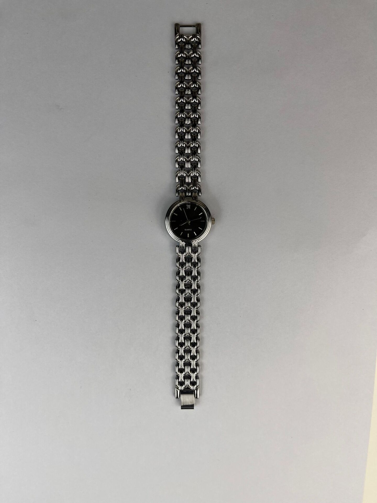 Sacha Vintage Kol Saati (Silver Siyah)