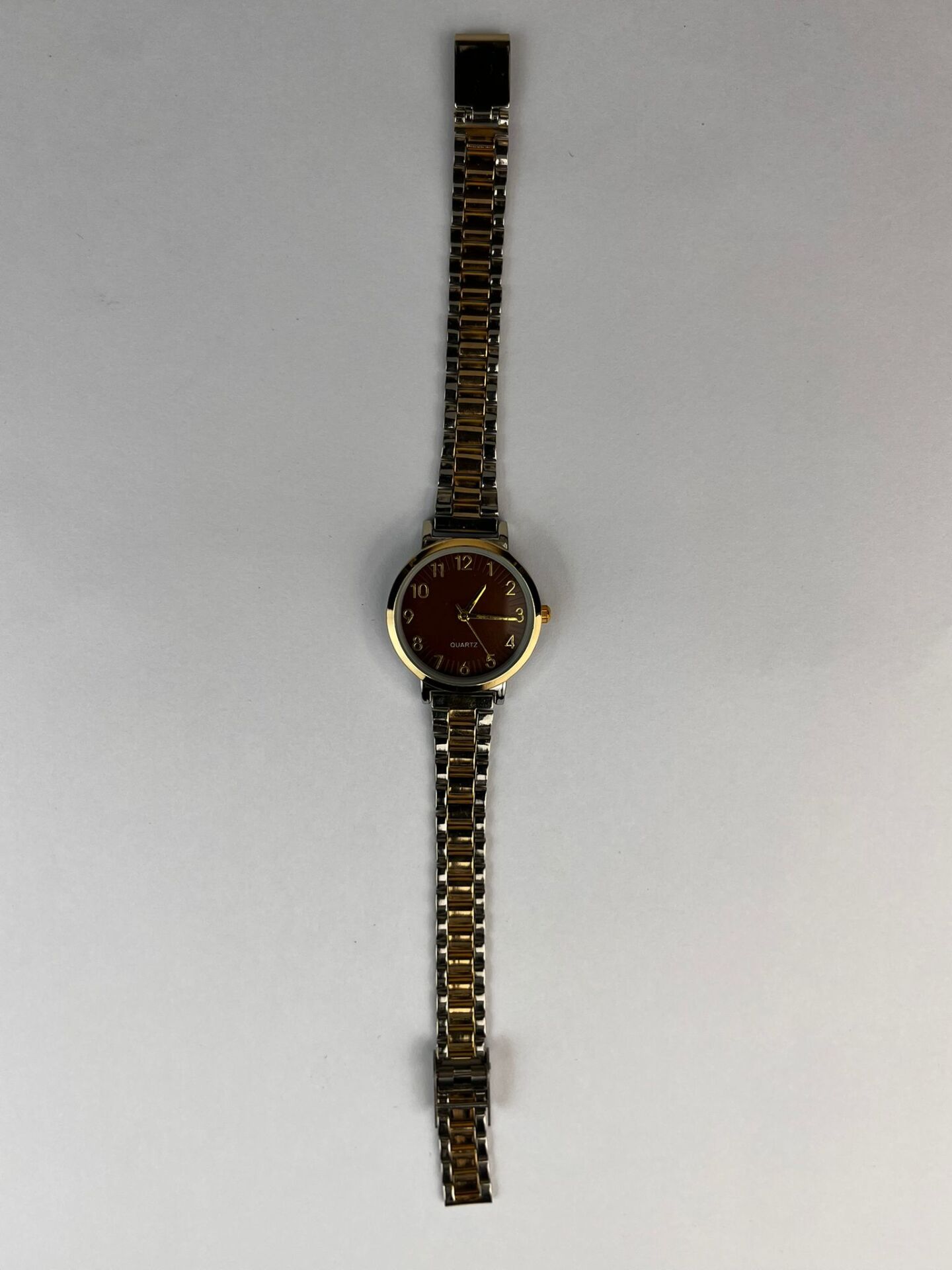Carla Vintage Kol Saati (Silver Gold Bordo)