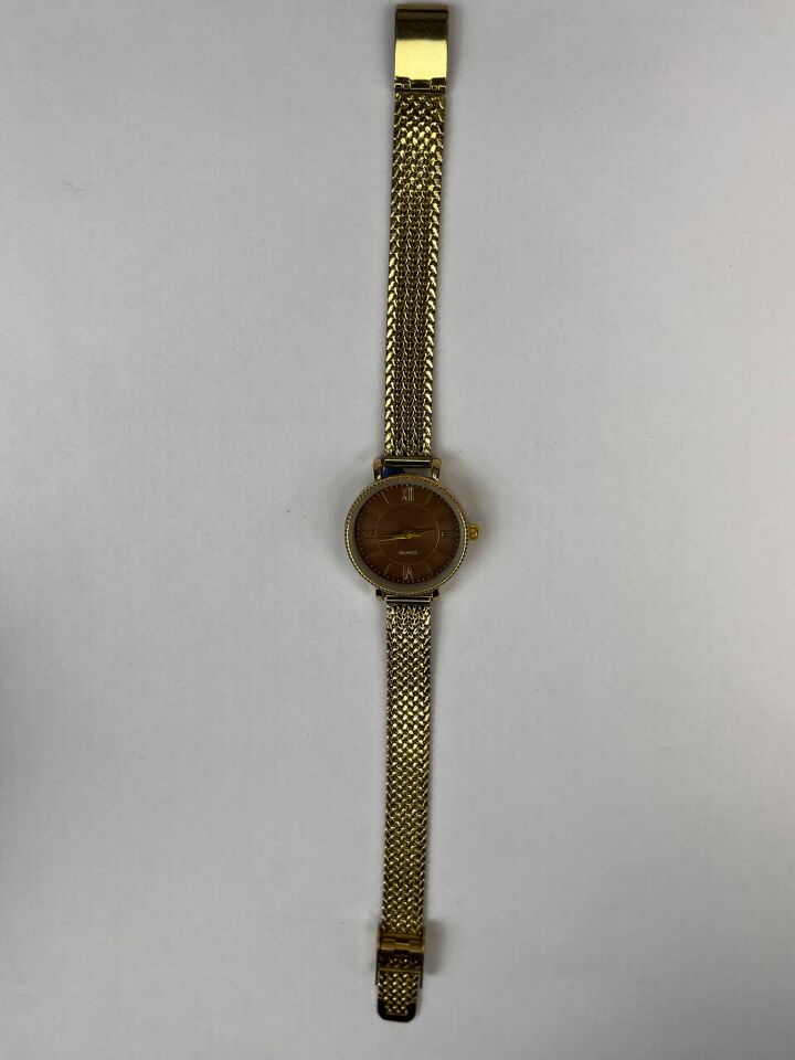 Noe Vintage Kol Saati (Gold Kahverengi)