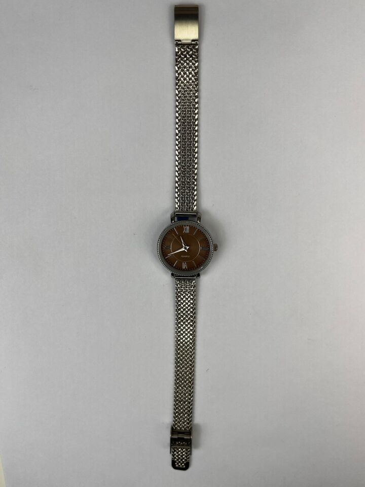 Noe Vintage Kol Saati (Silver Kahverengi)